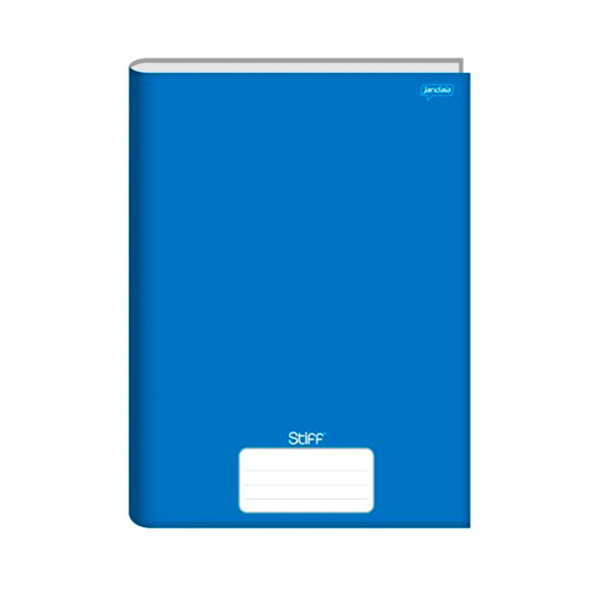 CADERNO BROCHURAO C. D.  48 FLS.- LISO AZUL