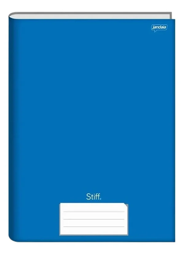 CADERNO BROCHURAO C. D.  96 FLS. - LISO AZUL