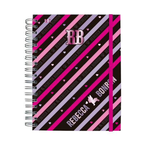 Caderno Smart Universitário 15 divisórias Rebecca Bonbon | 5545