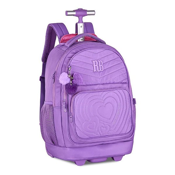 Mochila Rodinha Rebecca Bonbon Soft com Matelassê 19" | RB24673