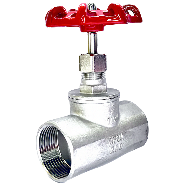 Válvula Globo 1.1/4" BSP Aço Inox 304 200PSI
