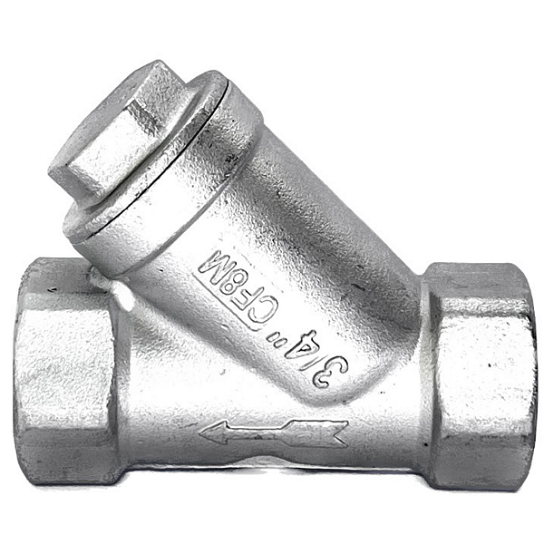 Filtro Y 3/4" BSP Aço Inox 304