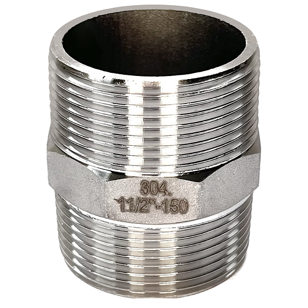 Conexão Niple 1.1/2" BSP Aço Inox 304