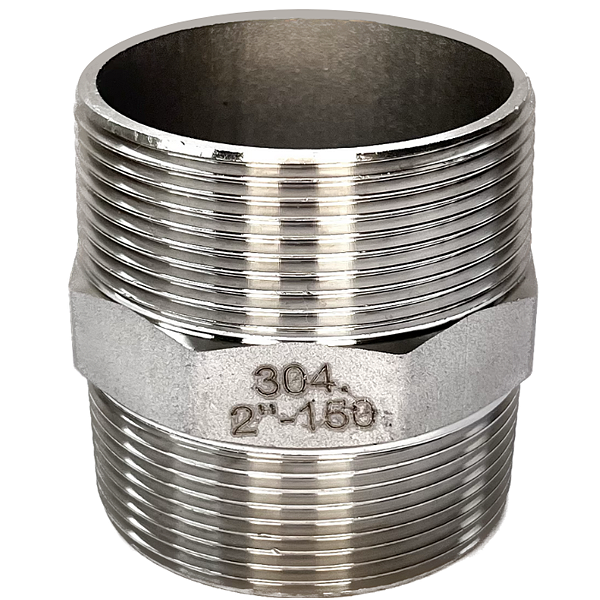 Conexão Niple 2" BSP Aço Inox 304