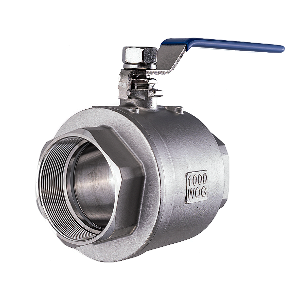 Válvula Esfera 3" BSP Aço Inox 304 com Vedação PTFE 1000PSI