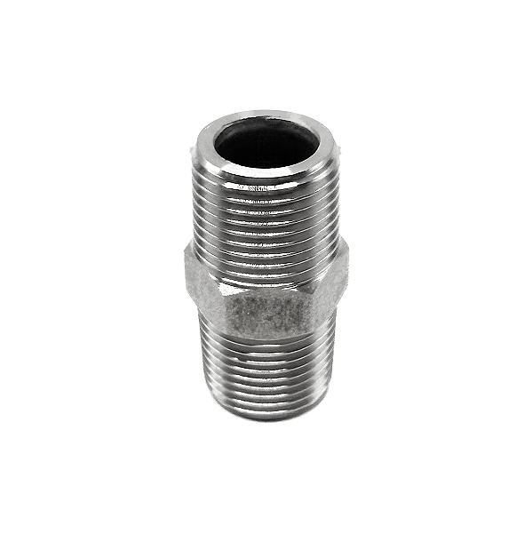 Conexão Niple 3/8" BSPT Aço Inox 304