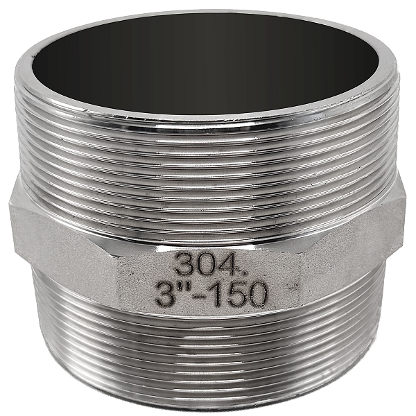 Conexão Niple 3" BSP Aço Inox 304