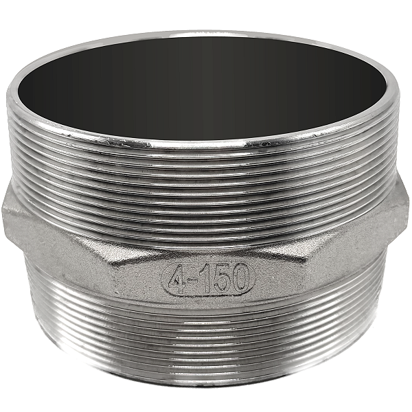 Conexão Niple 4" BSP Aço Inox 304