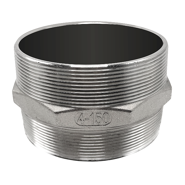 Conexão Niple 4" BSPT Aço Inox 304