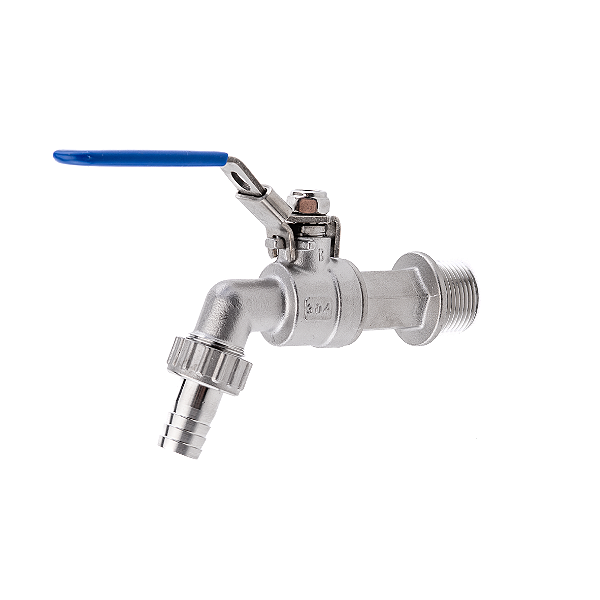 Torneira Esfera 3/4" BSP Aço Inox 304 com Vedação PTFE 200PSI