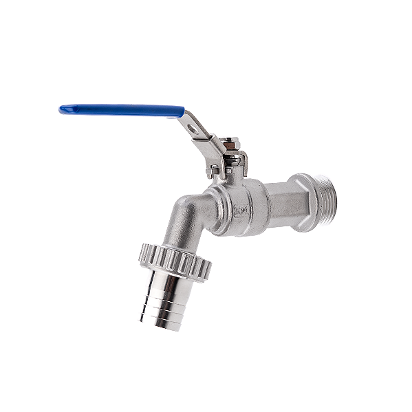 Torneira Esfera 1" BSP Aço Inox 304 com Vedação PTFE 200PSI