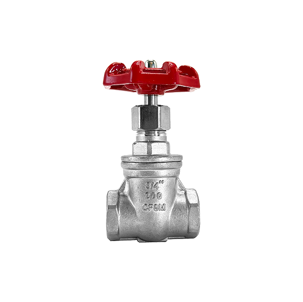 Válvula Gaveta 3/4" BSP Aço Inox 304 200PSI