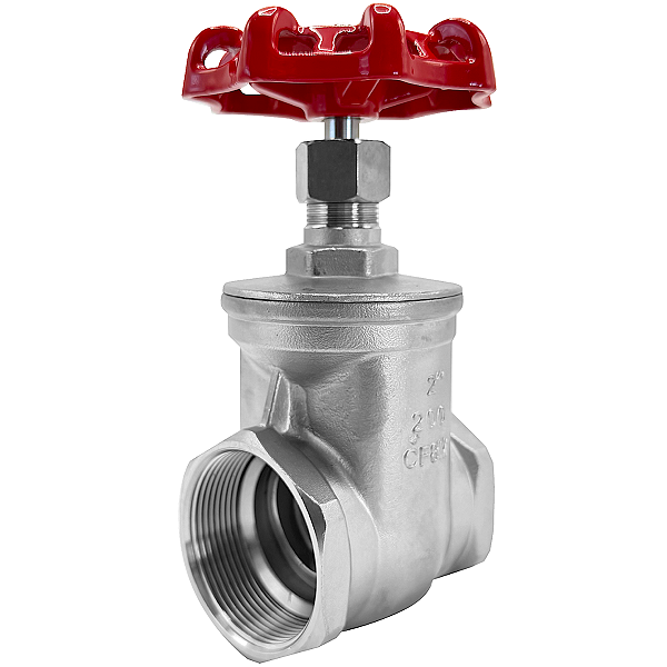 Válvula Gaveta 2" BSP Aço Inox 304 200PSI