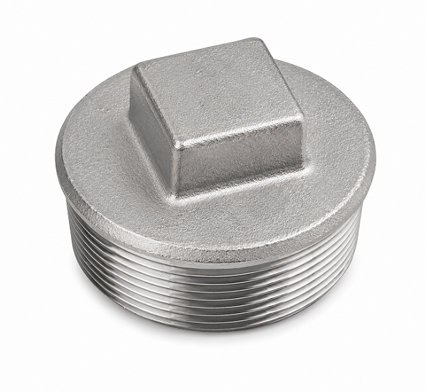 Conexão Plug BSP 1/4 Polegada Aço Inox 304 Rosca Macho