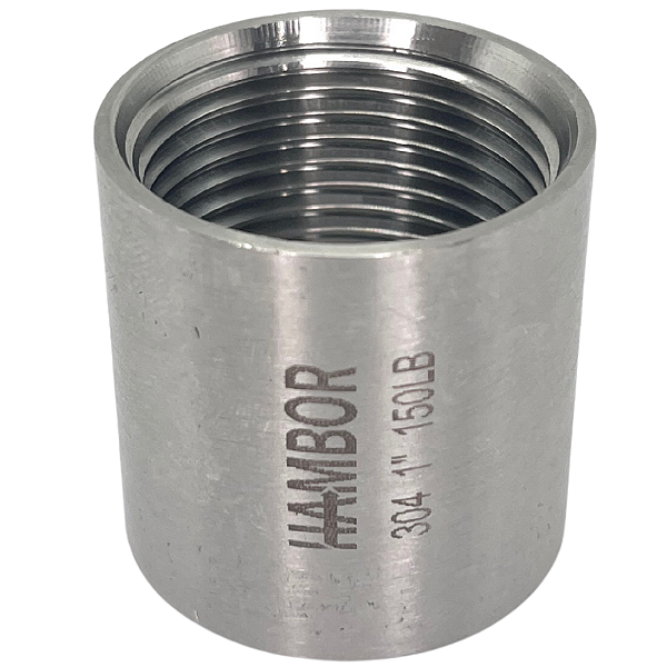 Conexão Luva 1 Bsp Fêmea X Fêmea Inox 304