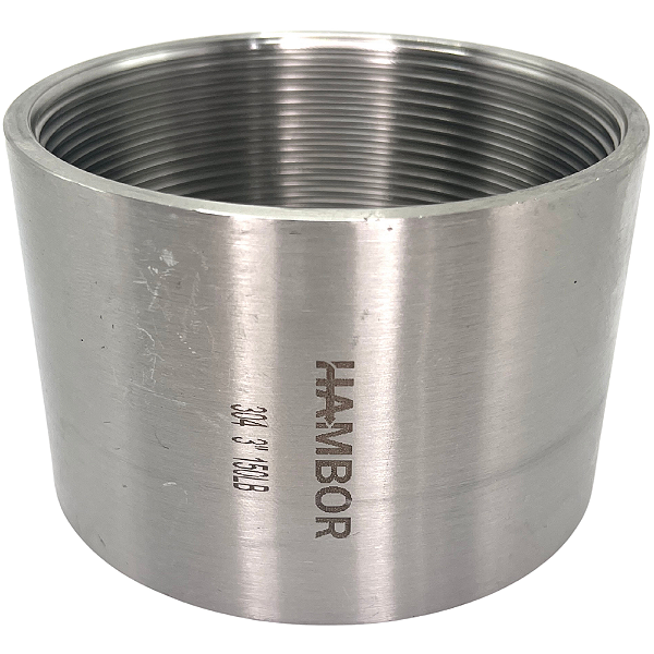 Conexão Luva 3 Bsp Fêmea X Fêmea Inox 304