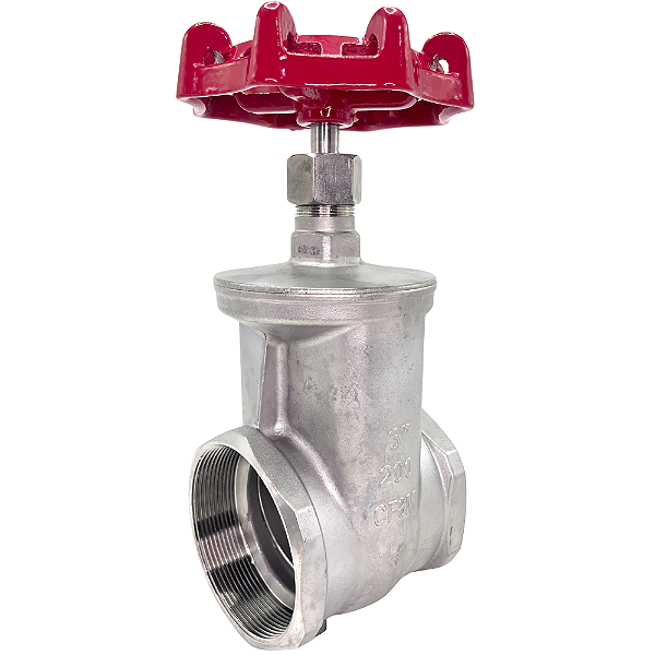 Válvula Gaveta 3" BSP Aço Inox 304 200PSI