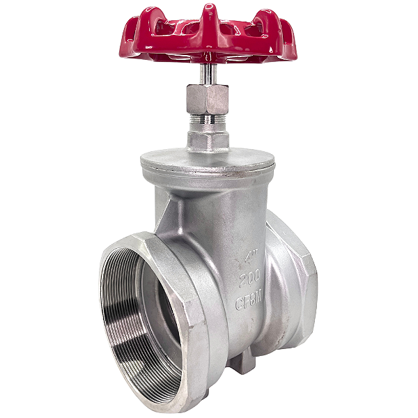 Válvula Gaveta 4" BSP Aço Inox 304 200PSI