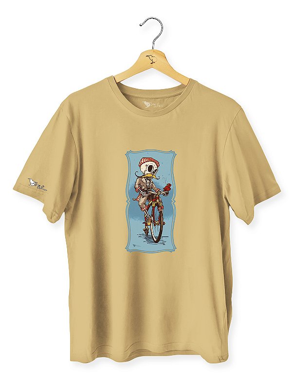 Camiseta Caveira Ciclista Vintage - CAV2304