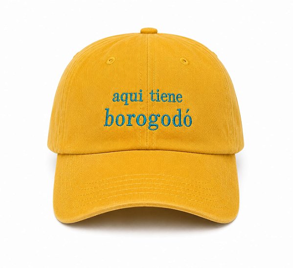 Boné Aqui tiene borogodó