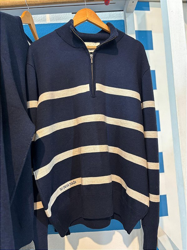 PULLOVER NO PASSA NADA - 100% Lã Merino