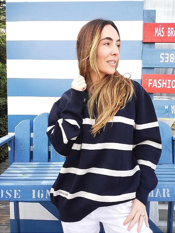 Pullover "No Pasa Nada" 100% Lã Merino