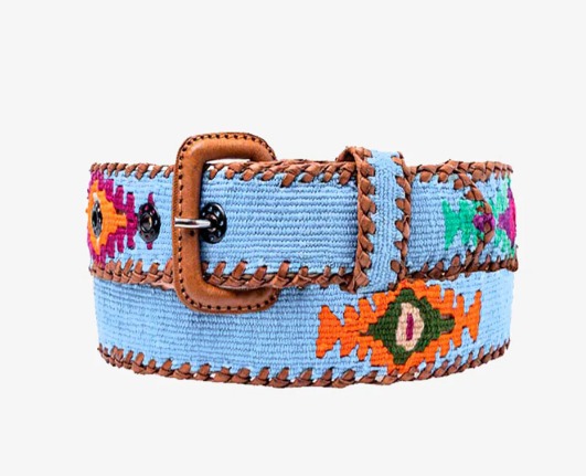Cinto Mayan Handmade - Azul Jeans