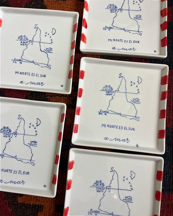 Pratinho decorativo Mi Norte es el Sur