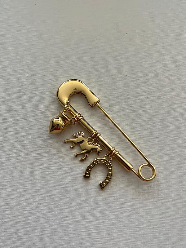 Broche Pampa - Dourado
