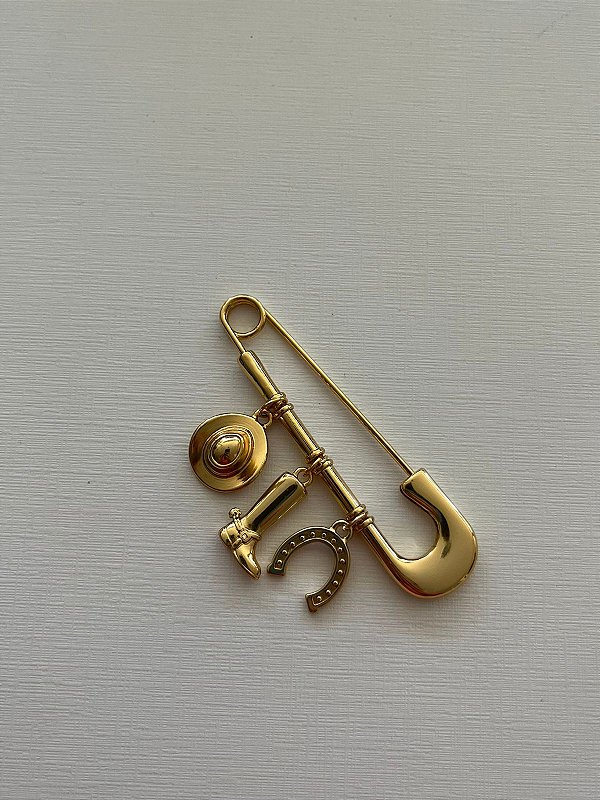 Broche Western - Dourado