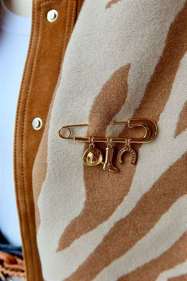 Broche Western - Dourado