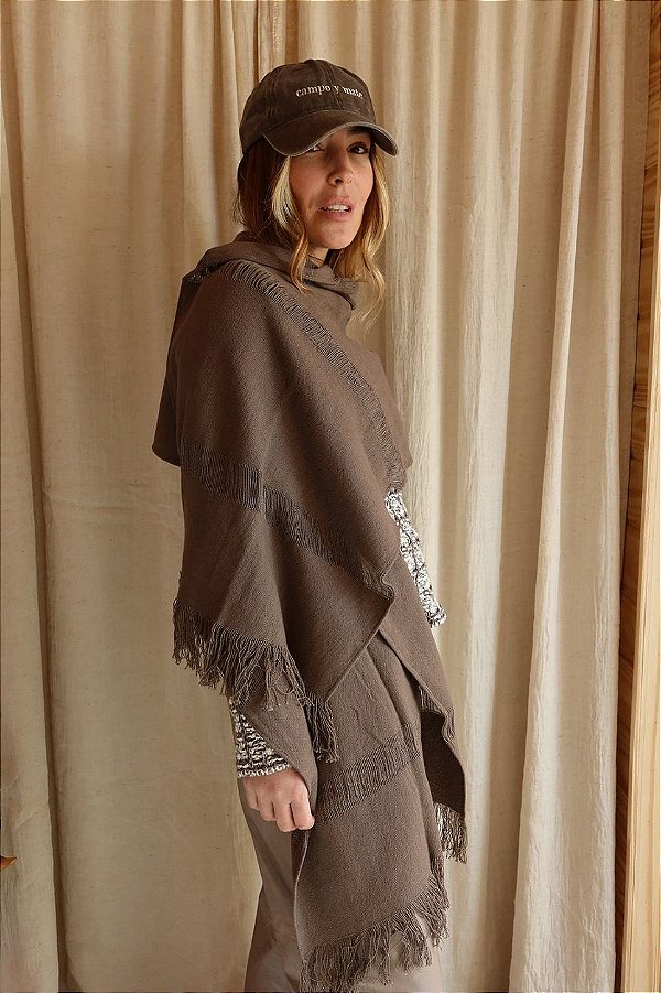 Pashmina Andina - Marrom