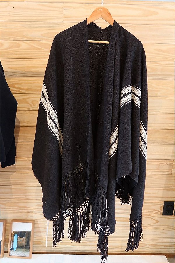 Poncho Identidade - preto