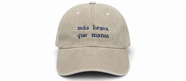 Boné Más Brava que Mansa - off white
