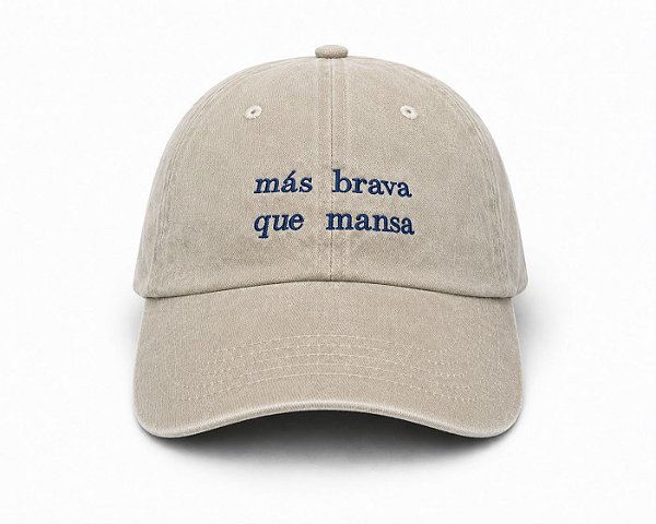 Boné Más Brava que Mansa - off white