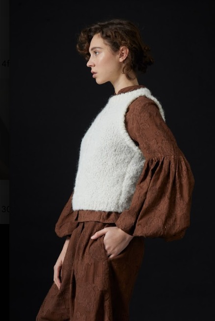 COLETE CRU - 100% LÃ DE ALPACA