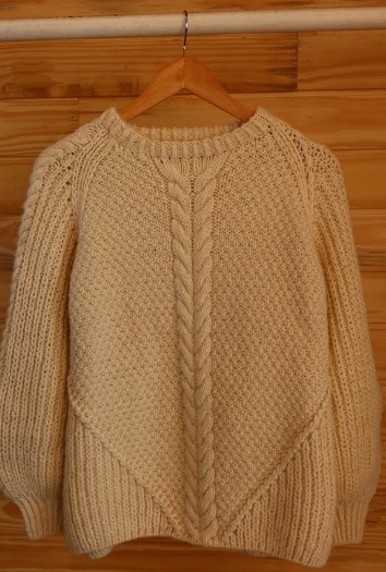 SUÉTER MARIU- 100% SEDA MERINO