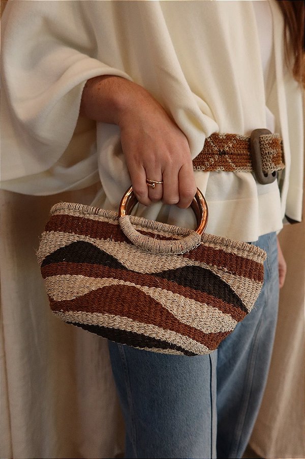 Bolsa Artesanal Chaguar - Marrom