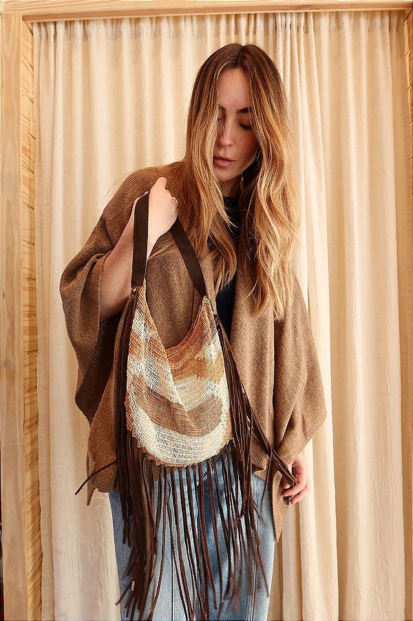 Bolsa Chaguar Boho Franjas
