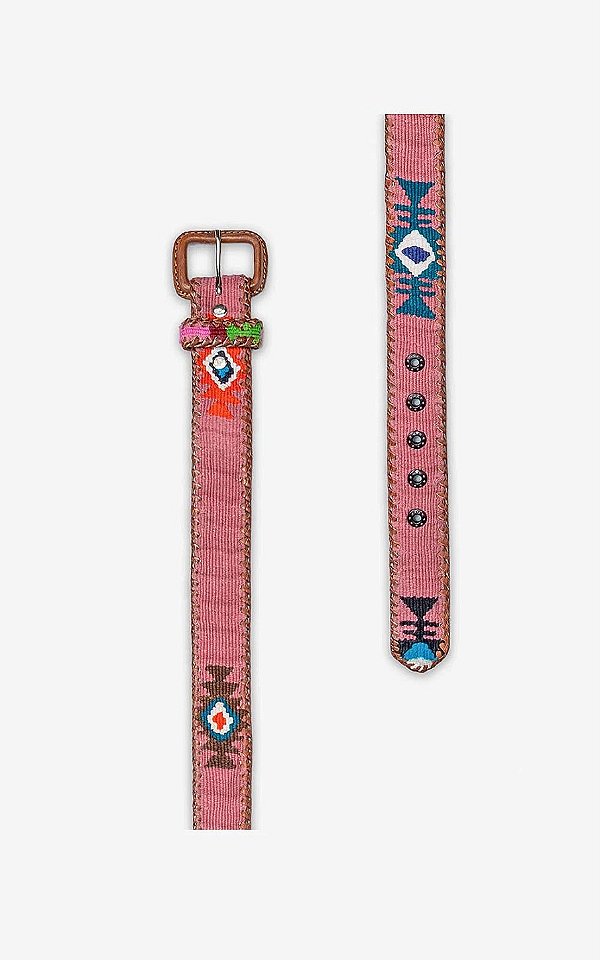 Infantil: Cinto Mayan Handmade - Rosa Antigo