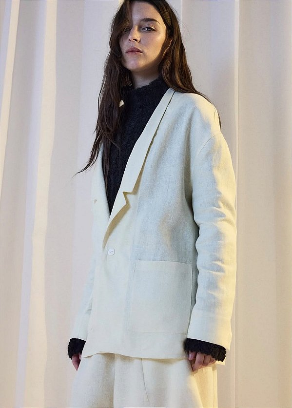 Blazer 100% Linho Cru | Paula Martini