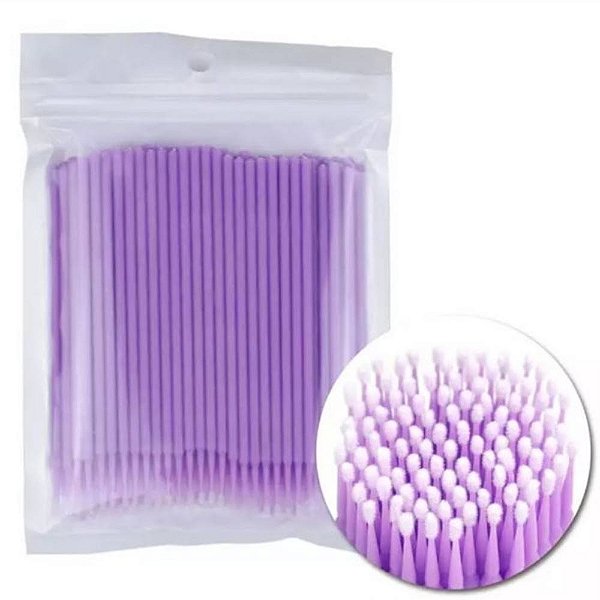 Microbrush Lilás 100un