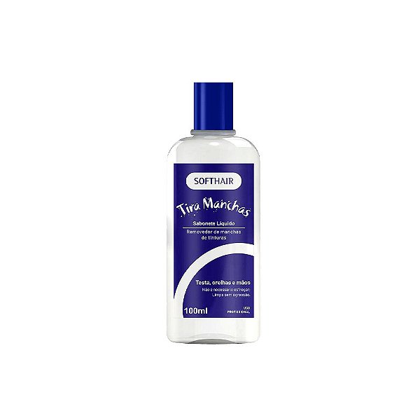Sabonete Líquido Tira Manchas Soft Hair 100ml Azul