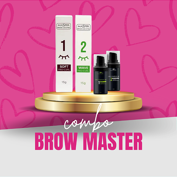 Combo Passo 1 e 2 Master + Passo 1 e 2 Lash Complex 3D