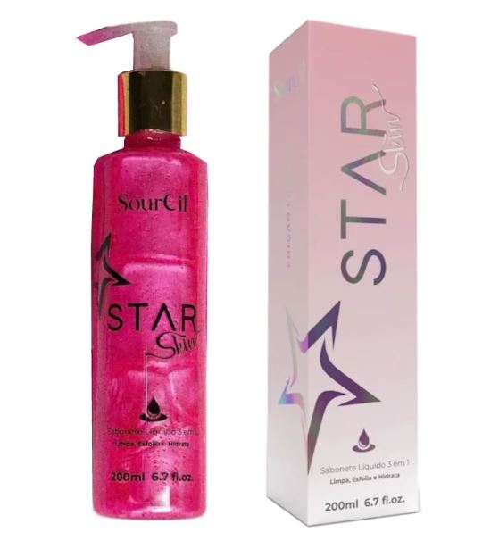 Sabonete Líquido Esfoliante 3 em 1 Star Skin - Sourcil