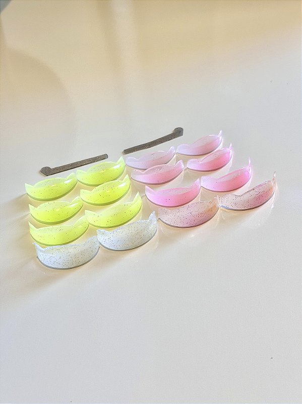Molde Shine para Lash Lifting 8 Pares + 2 Fitas de Oclusão