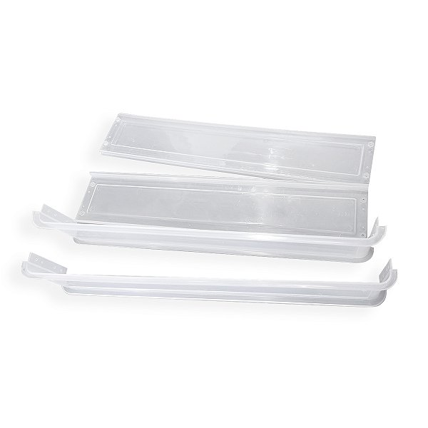 CRESCO KIT - 4 Peças de plástico transparente laterais.