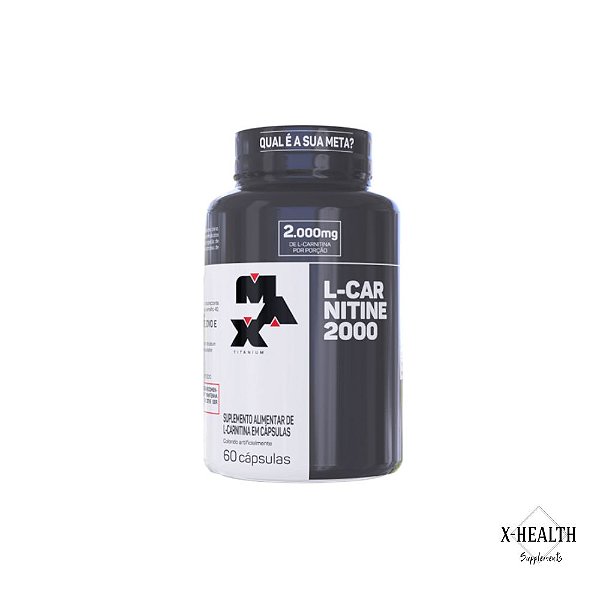 L-CARNITINA 2000  60 Caps - Max Titanium