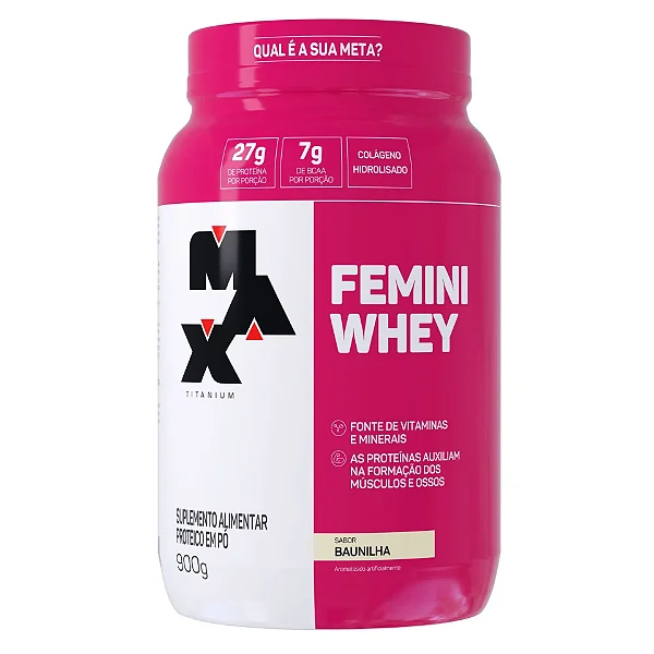 Femini Whey Pote 900g - Max Titanium