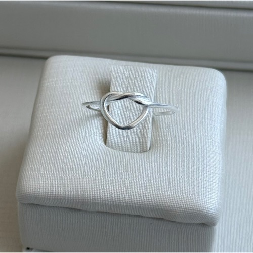 Anel Coração Laçado